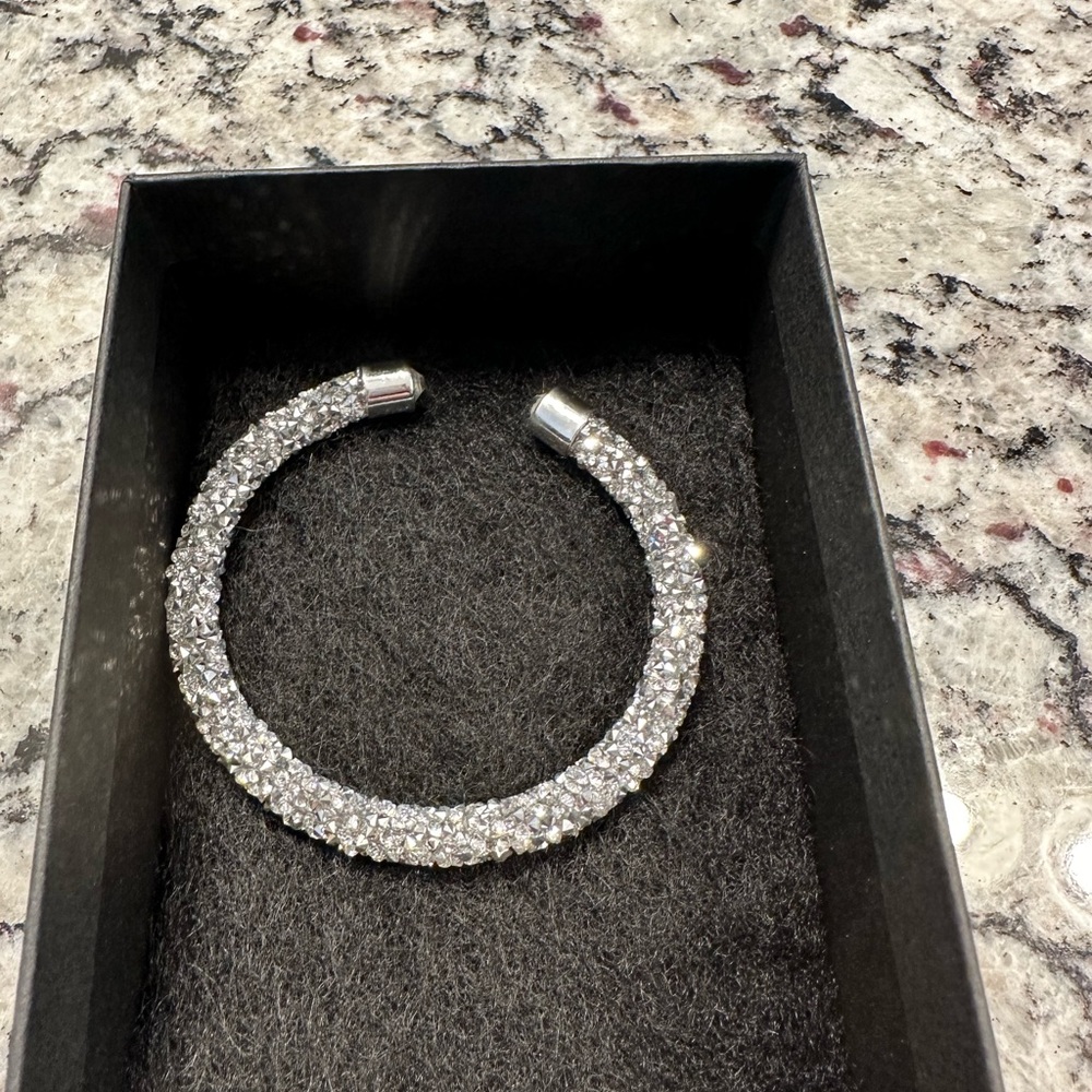 Dazzling Silver Crystal Bracelet